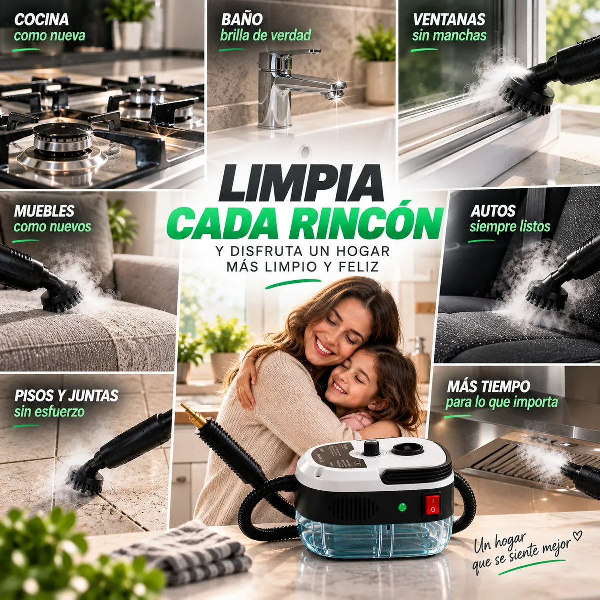Limpiador A Vapor Portátil