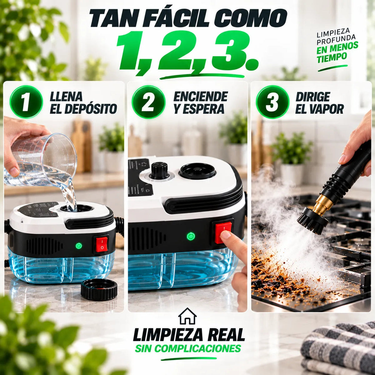 Limpiador A Vapor Portátil