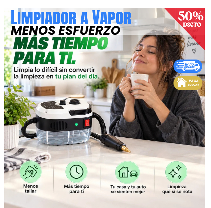 Limpiador A Vapor Portátil