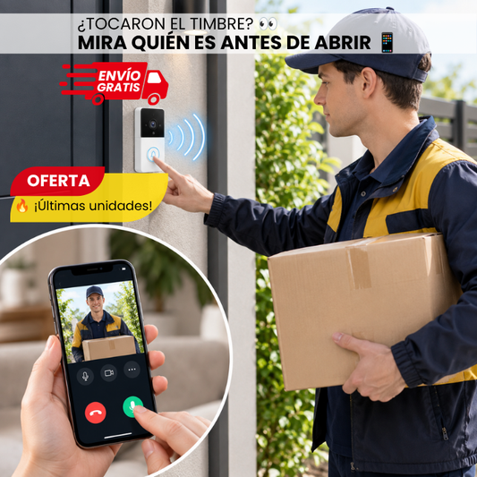 Timbre Inalámbrico Con Cámara Wifi
