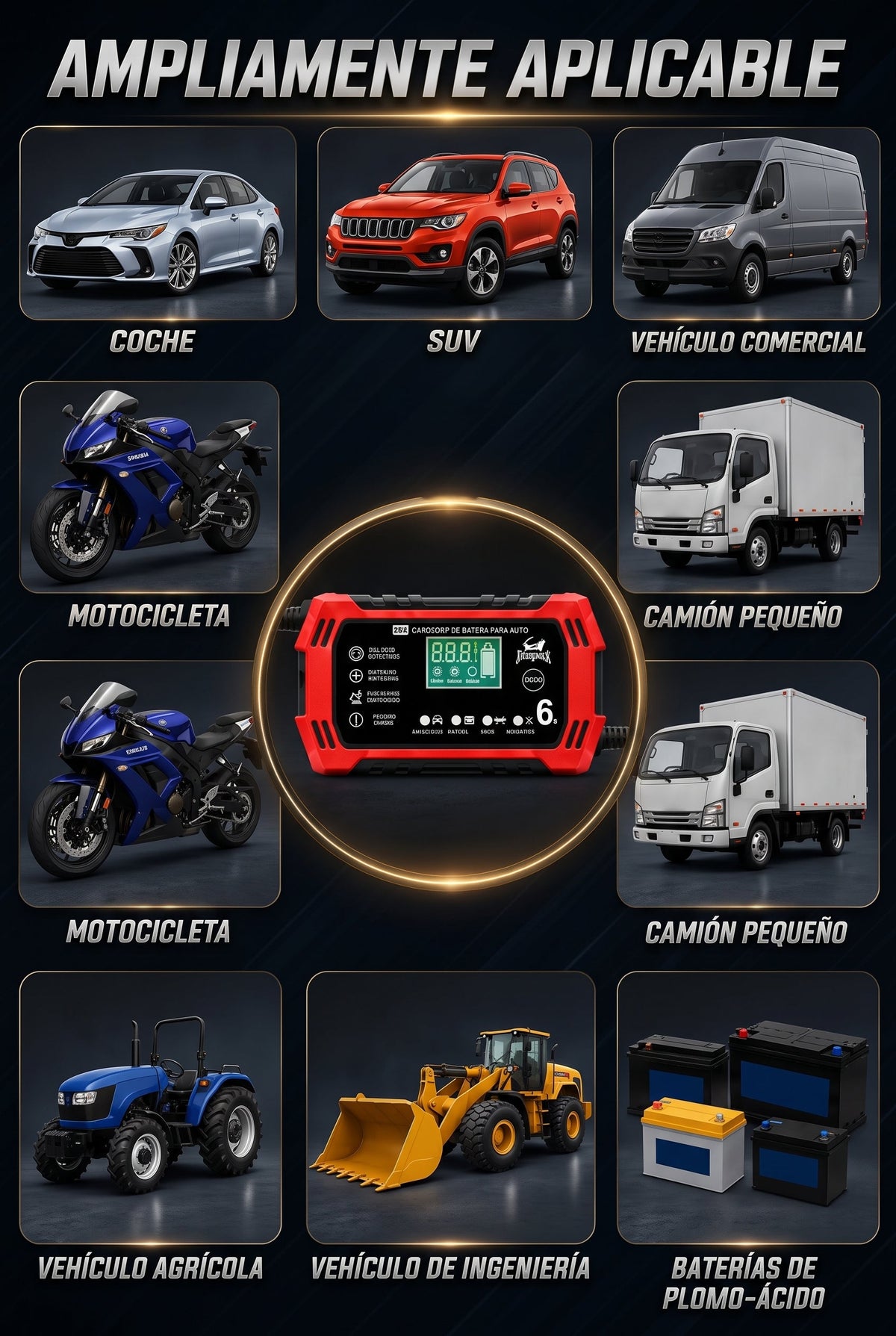 Cargador Inteligente de Baterías