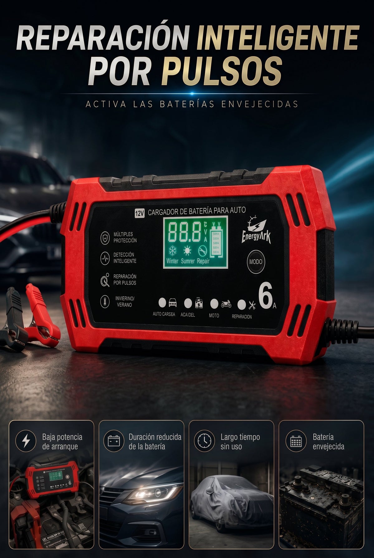 Cargador Inteligente de Baterías